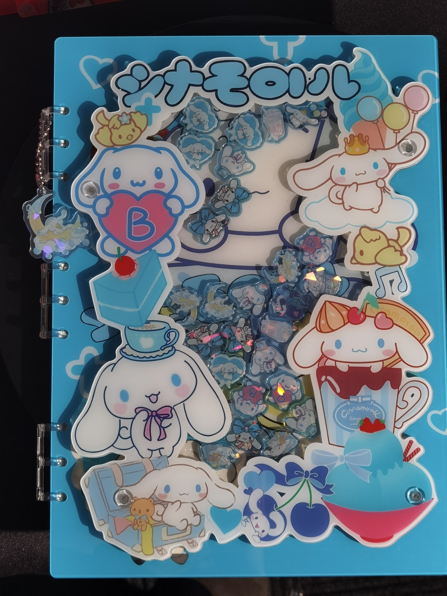 Cinnamoroll A4 shaker notebook diy craft notebook