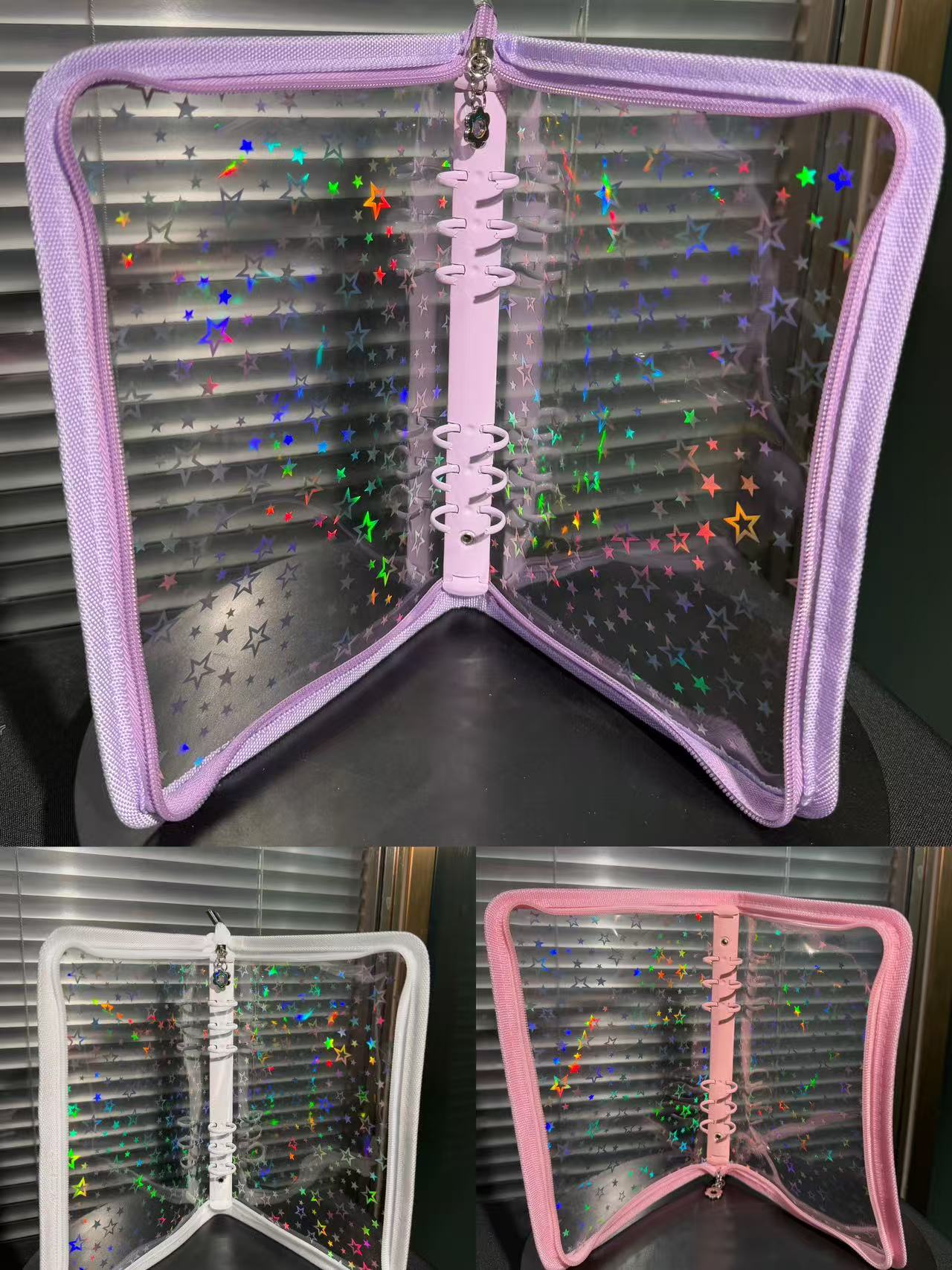 The protective notebook cover and paper of the acrylic notebook.(Only take this product, no delivery)