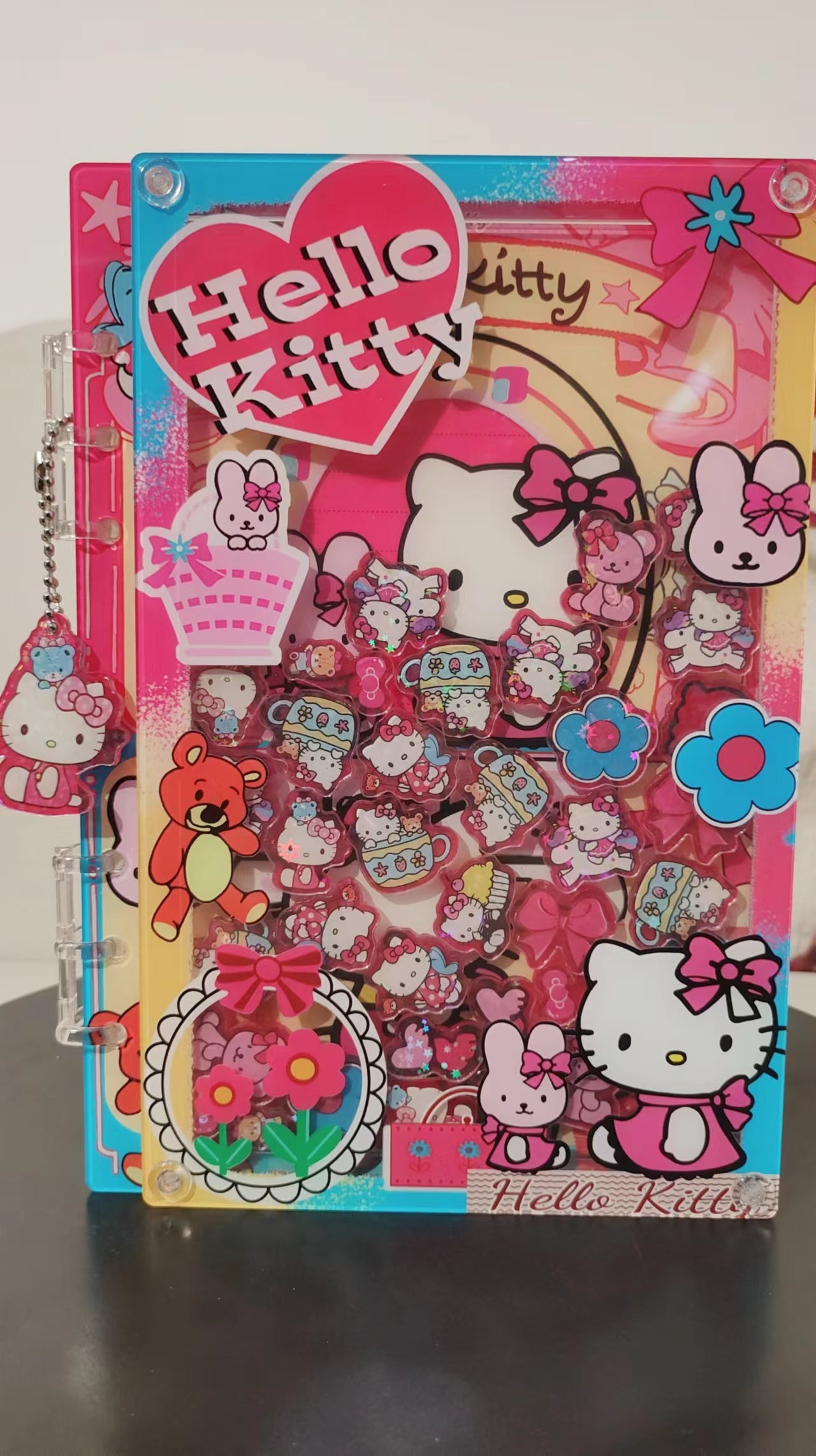 Three Hello Kitty shaker diy craft notebook (Two sizes A5\A7)