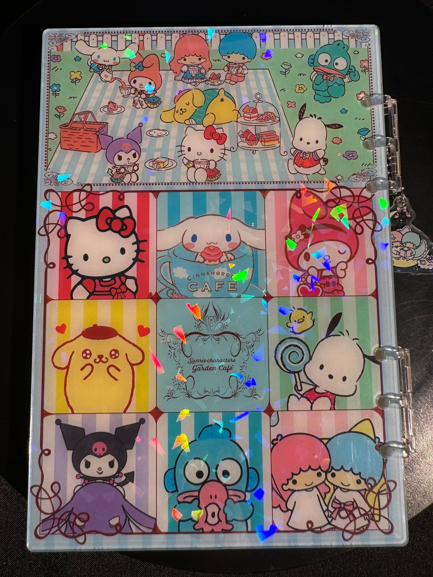 Sanrio family A5 shaker notebook diy craft notebook