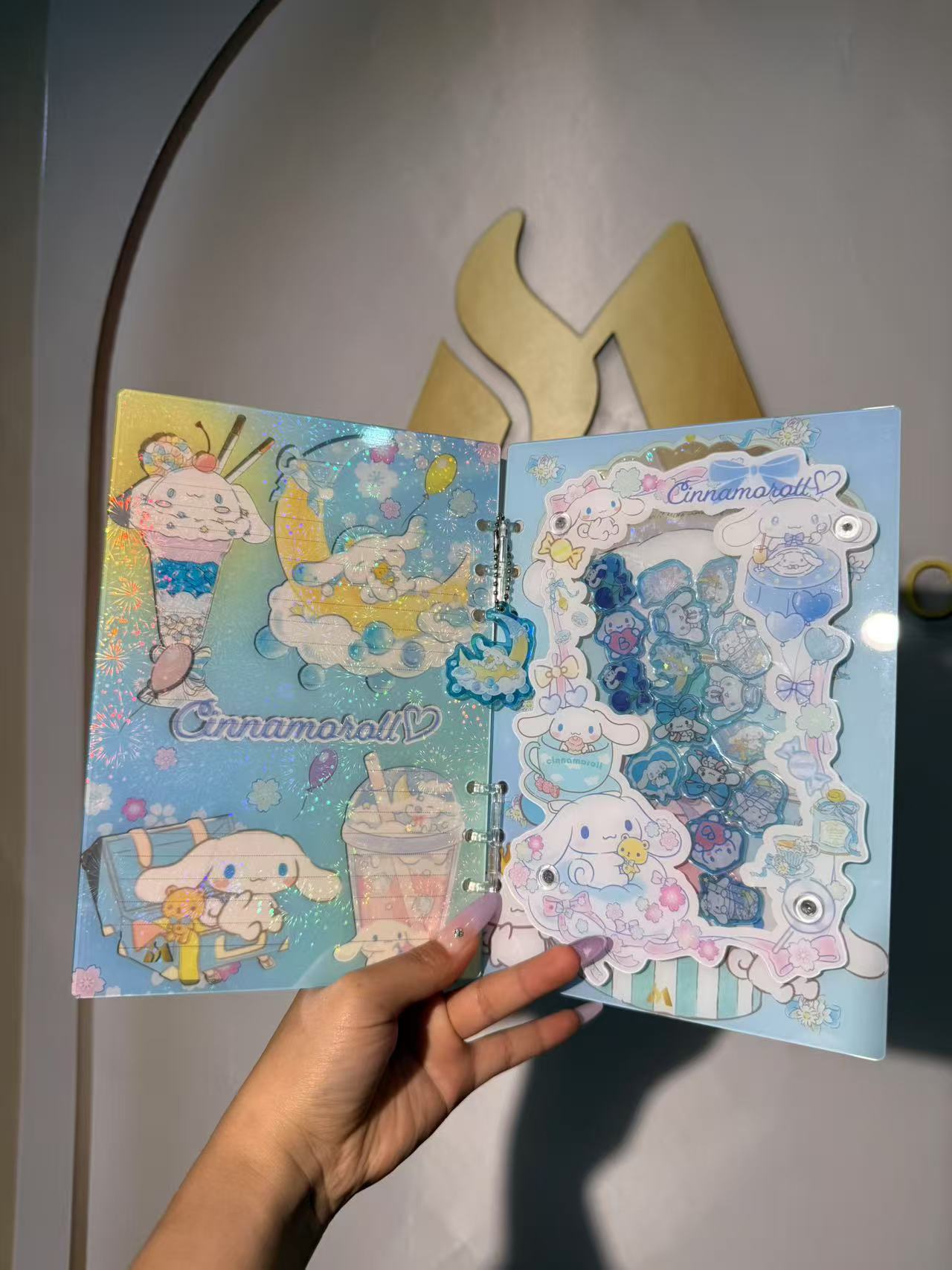 Cinnamoroll A5 shaker notebooks diy craft notebook