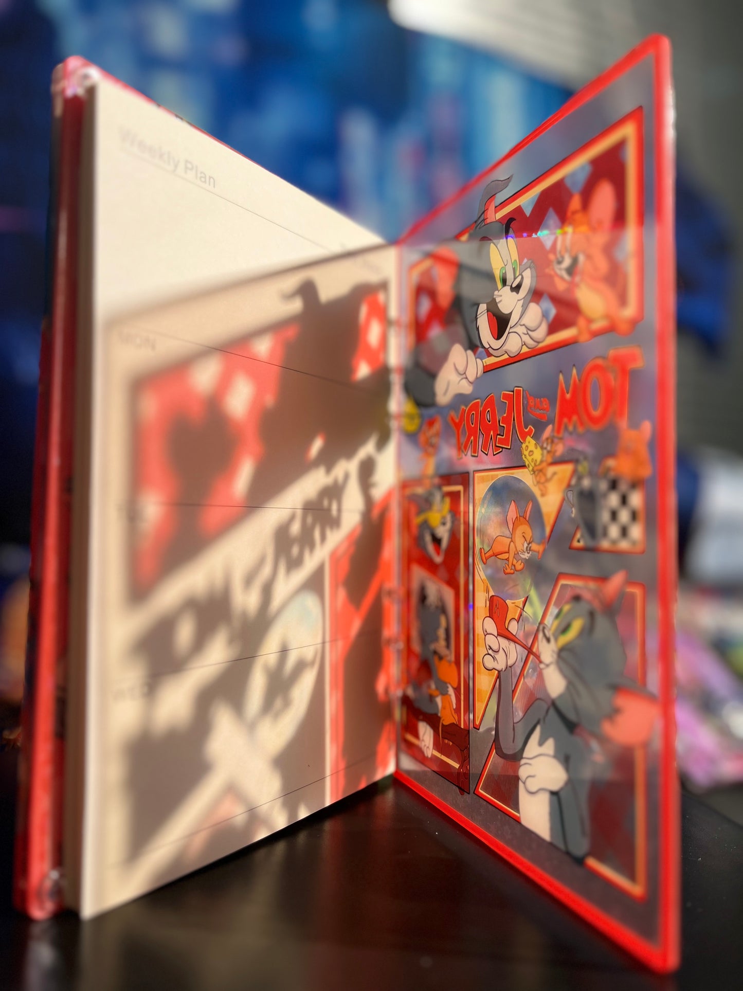 Tom & Jerry A5 shaker notebook diy craft notebook