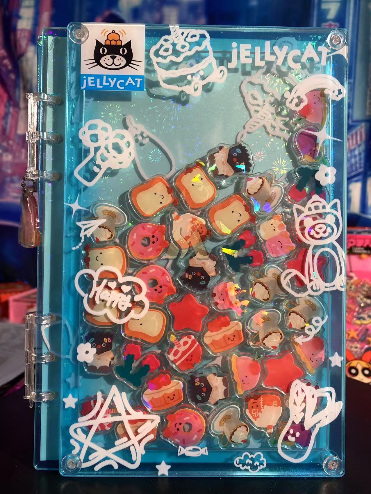 Jelly Cat A4/A5/A7 shaker notebook diy craft notebook