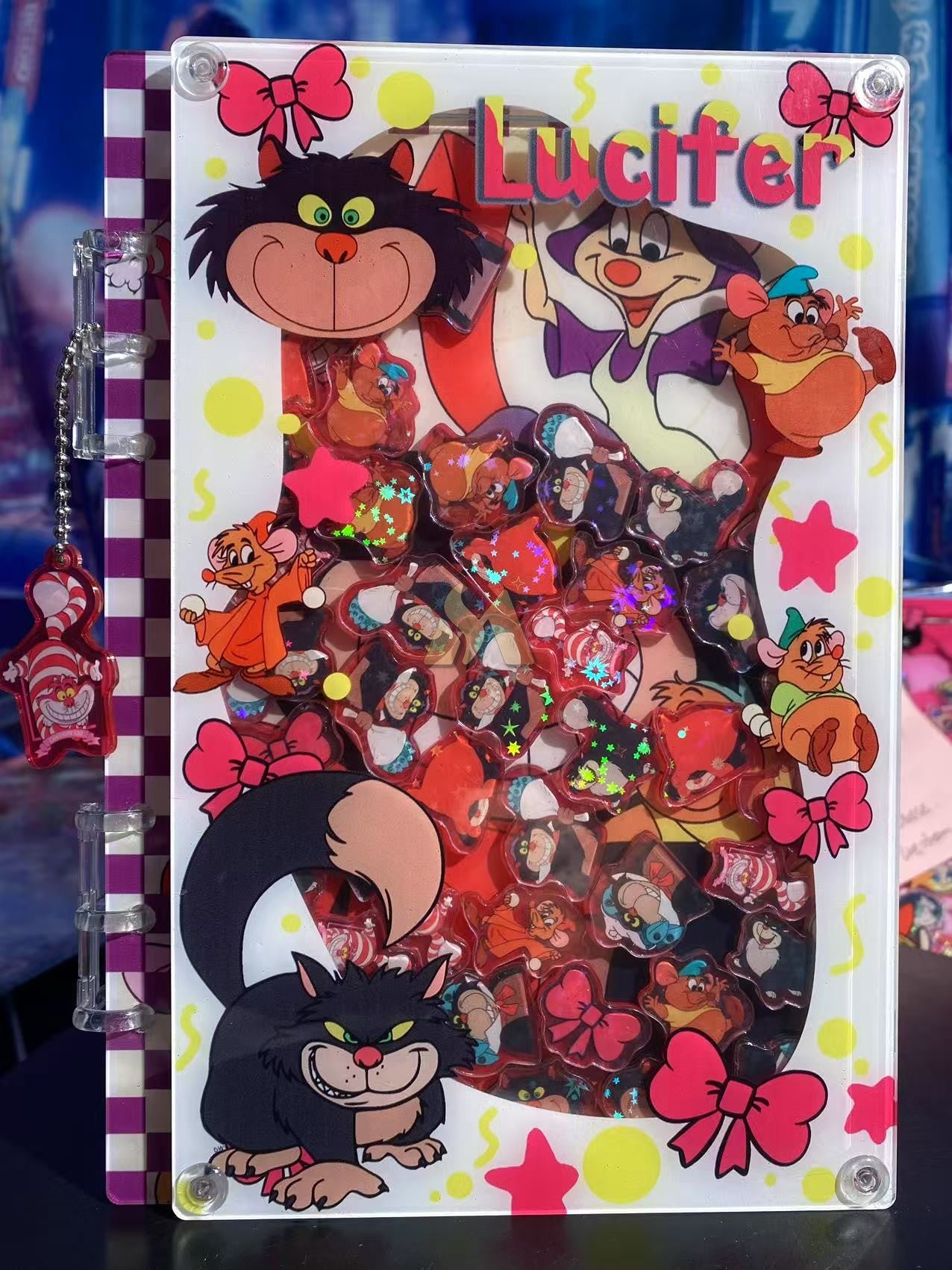 Lucifer A5 shaker notebook diy craft notebook
