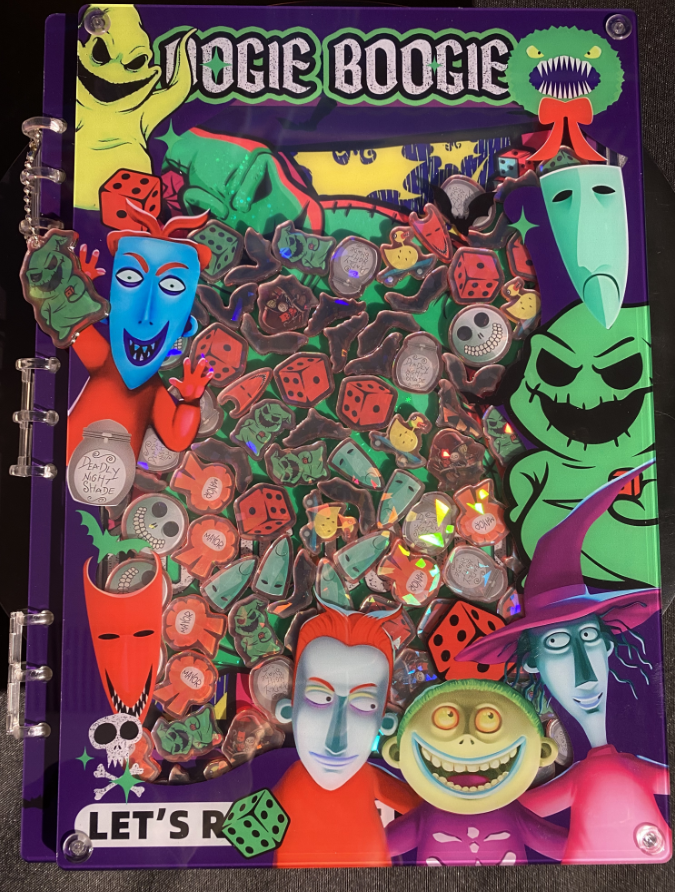 Boogie man A4 shaker notebook diy craft notebook