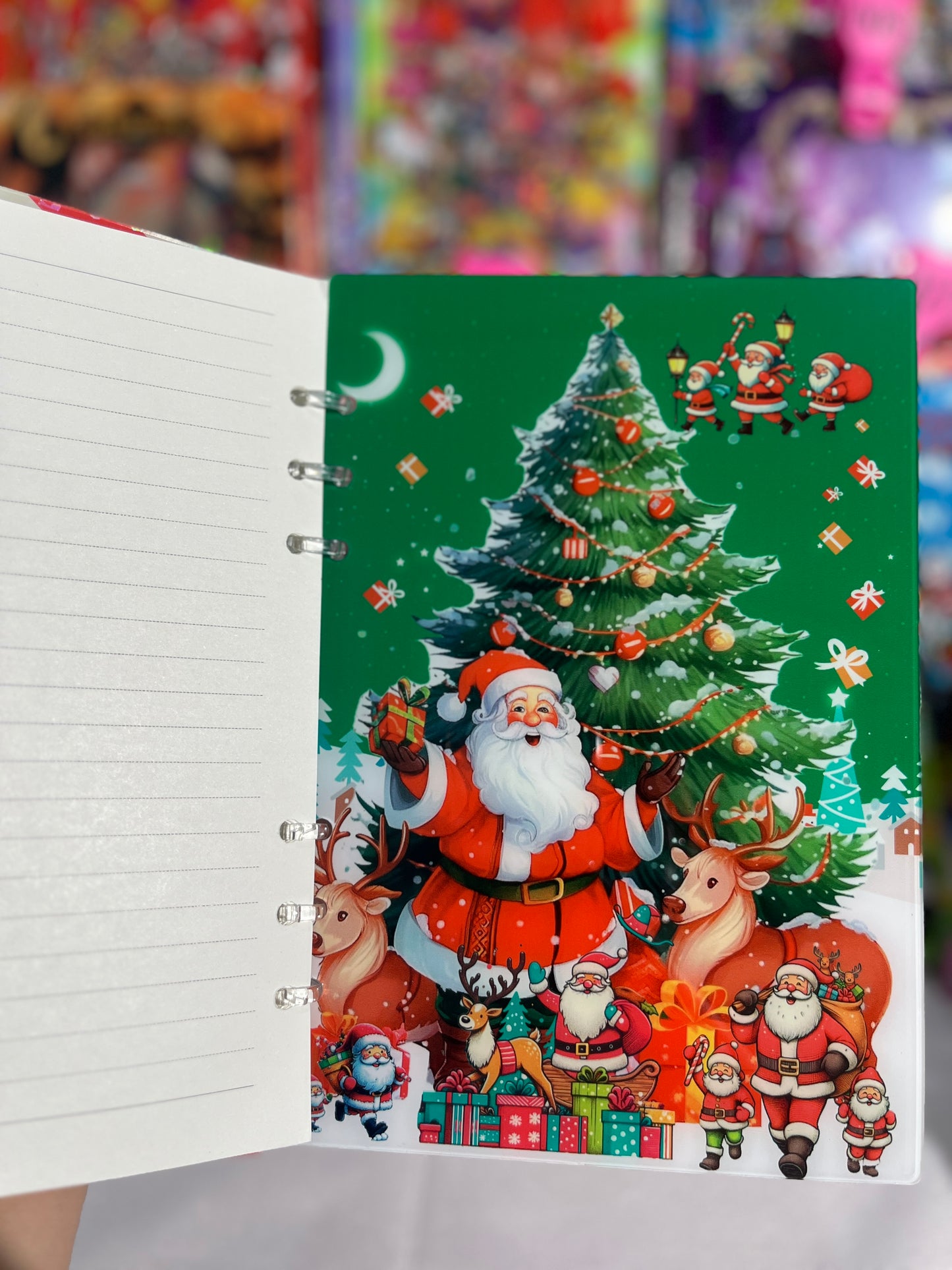 Christmas Gifts A5 shaker notebook diy craft notebook