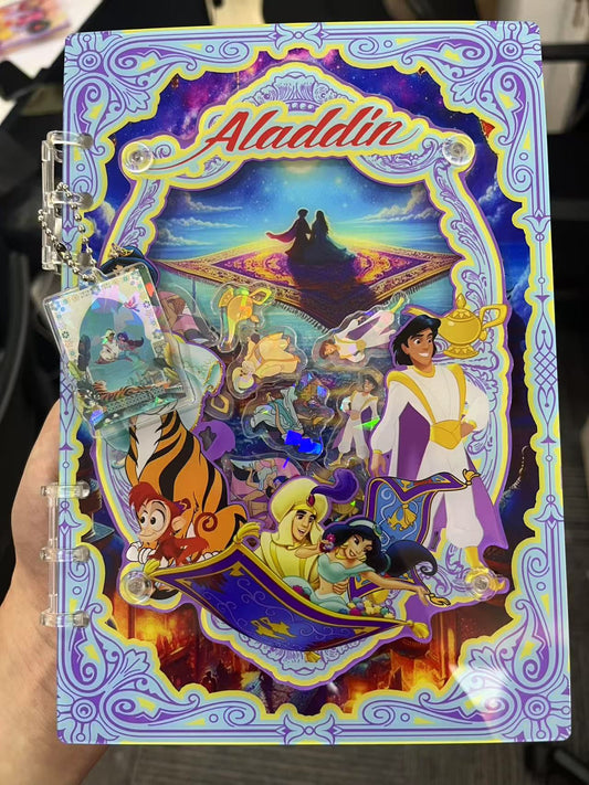 3D Aladdin A5 shaker notebook diy craft notebook