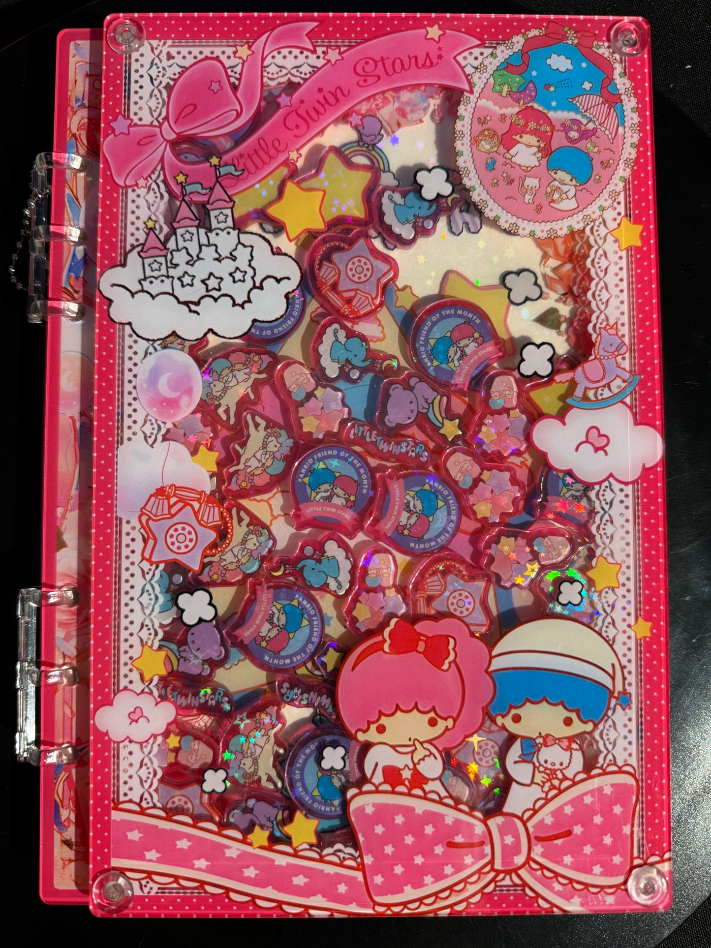 Twin stars A5、A7 shaker notebook diy craft notebook