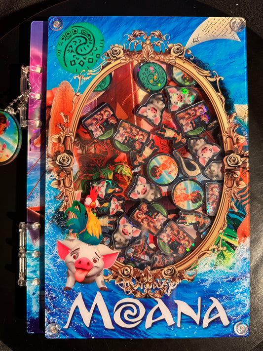 Moana A5、A7 shaker notebook diy craft notebook