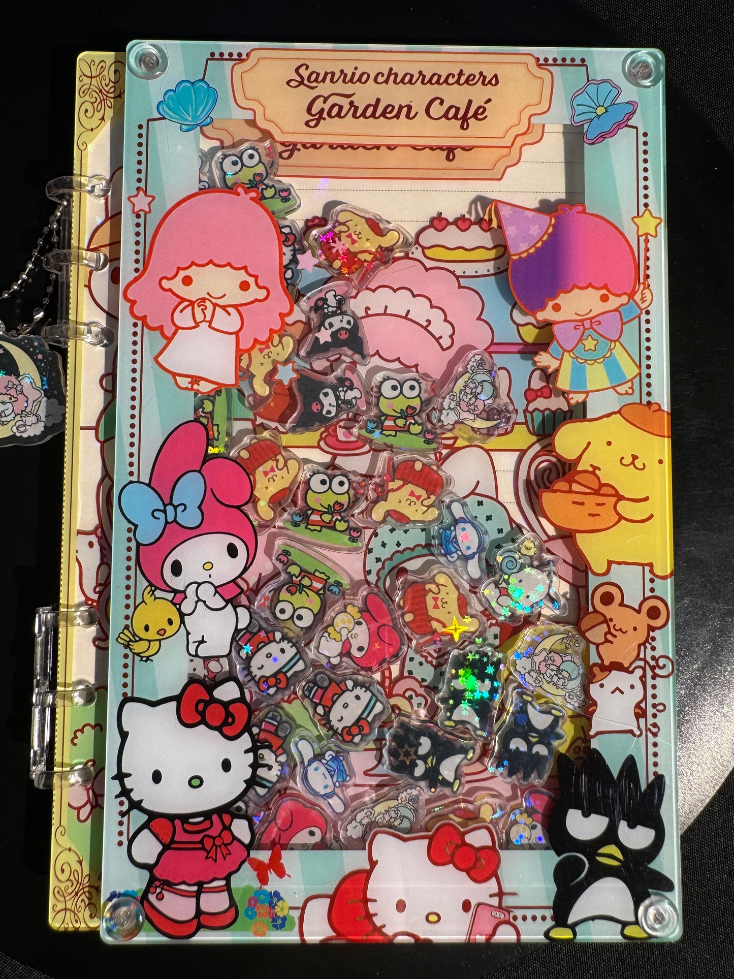 Sanrio family A5 shaker notebook diy craft notebook