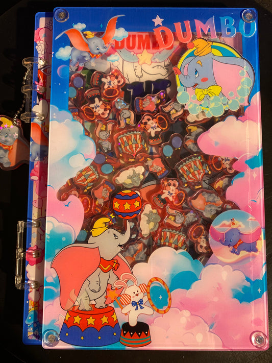 Dumbo A5 shaker notebook diy craft notebook