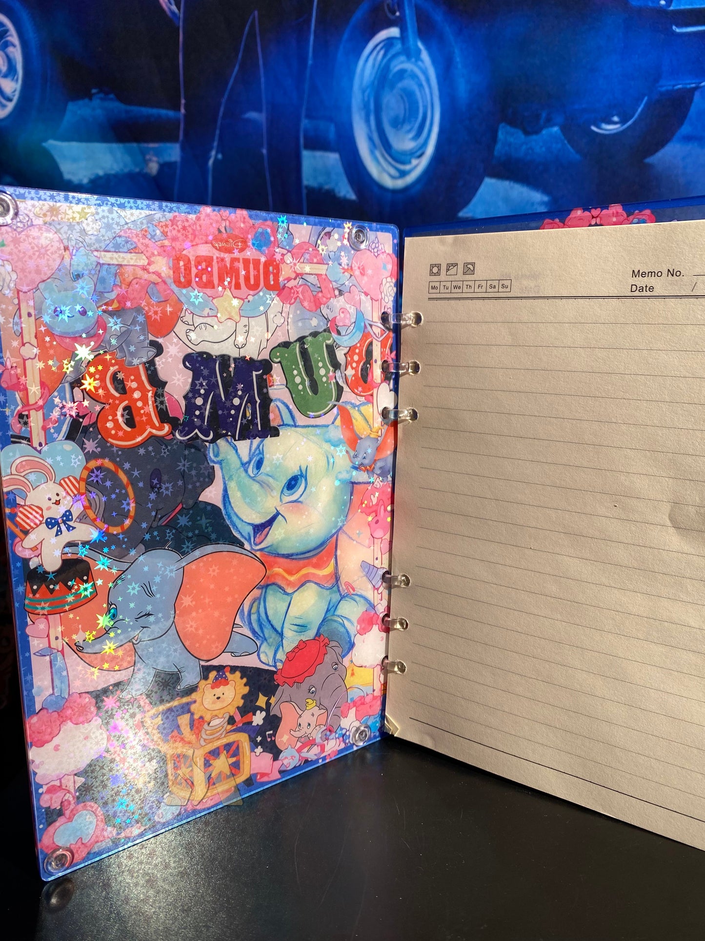 Dumbo A5 shaker notebook diy craft notebook