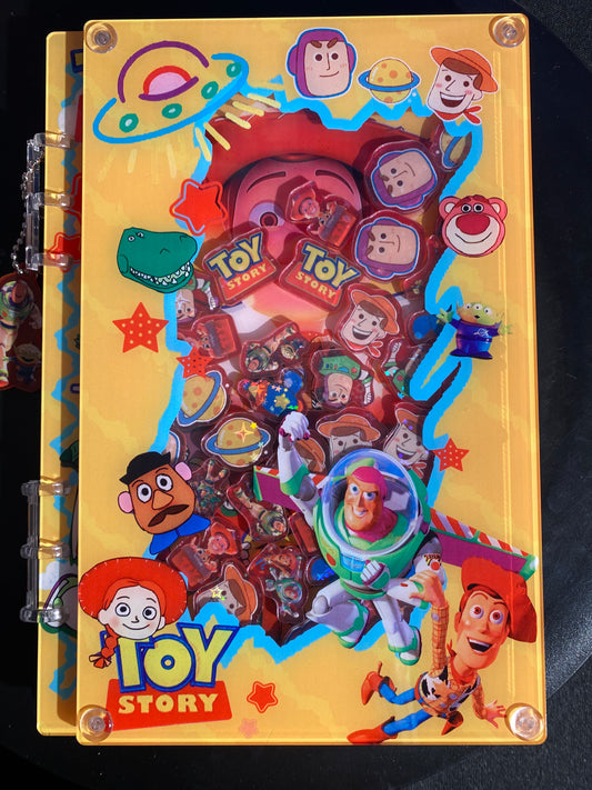 Toy story A5 shaker notebook diy craft notebook