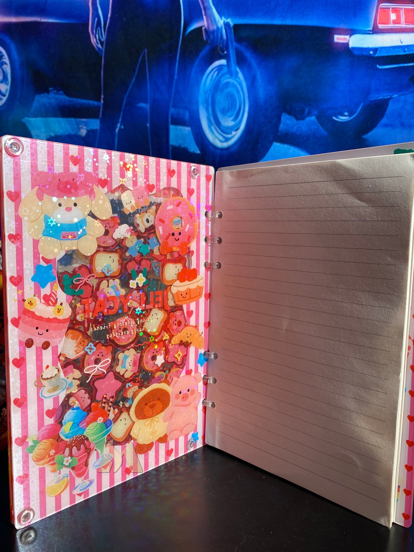 Jelly Cat A4/A5/A7 shaker notebook diy craft notebook