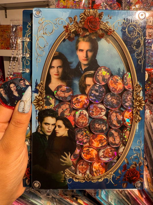 Twilight A5 shaker notebook diy craft notebook