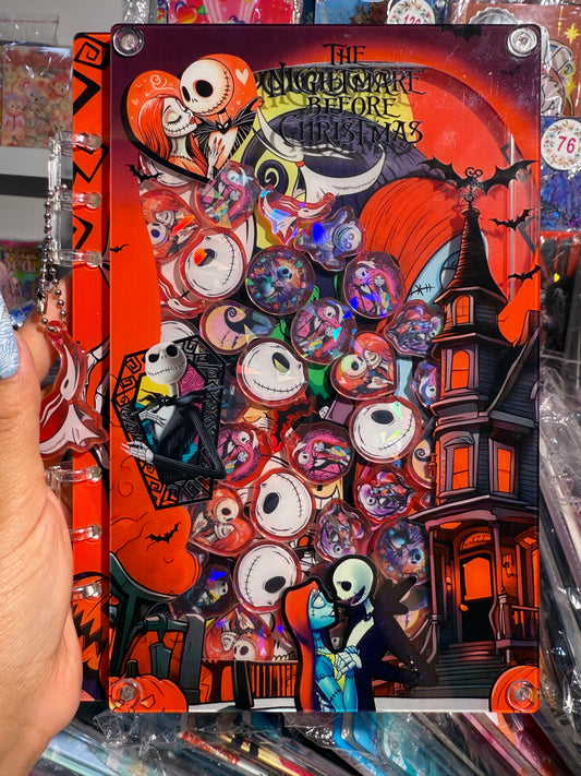 The nightmare before Christmas A5 shaker notebook diy craft notebook