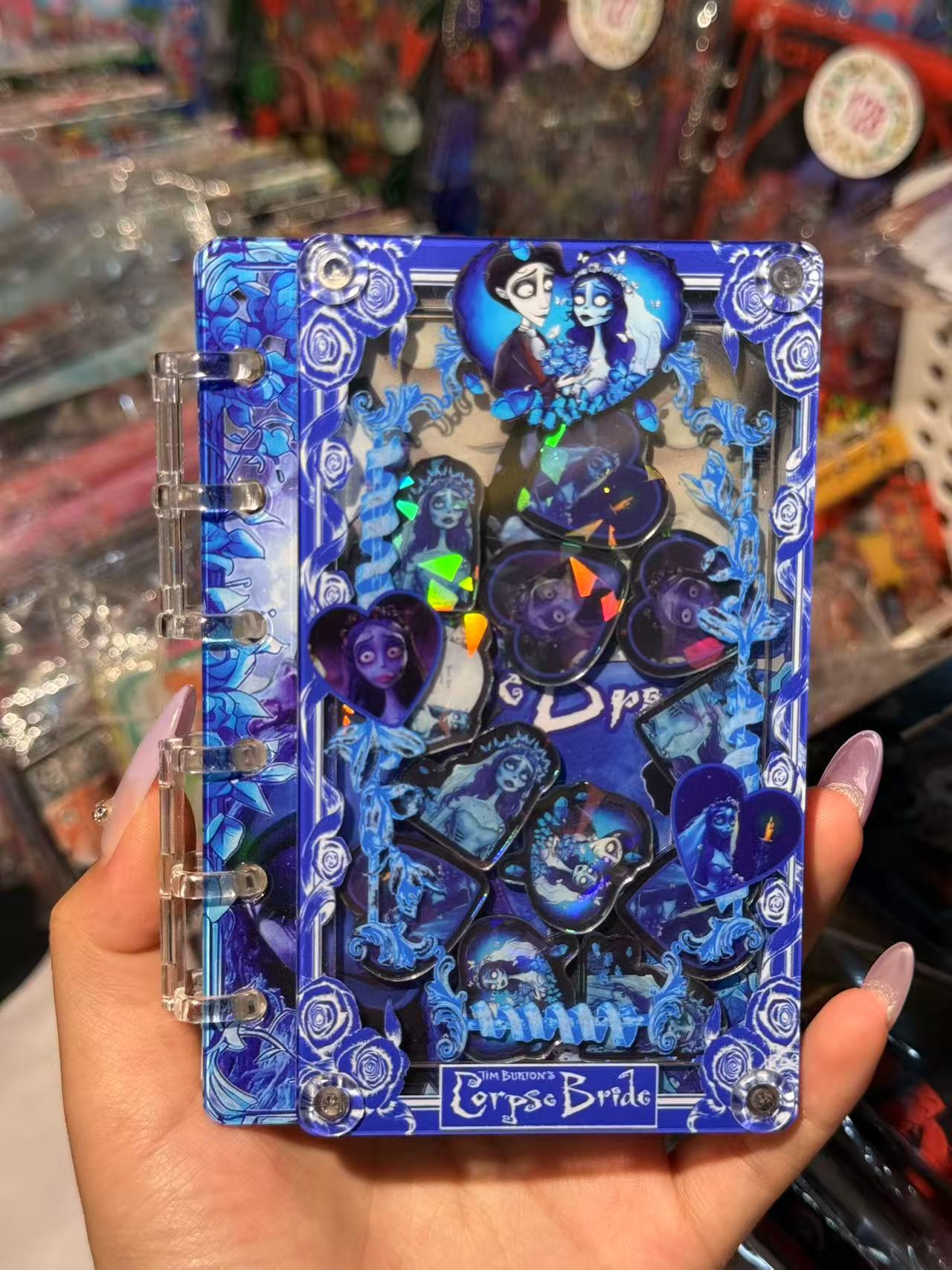 Corpse Bride A5、A7 shaker notebook diy craft notebook