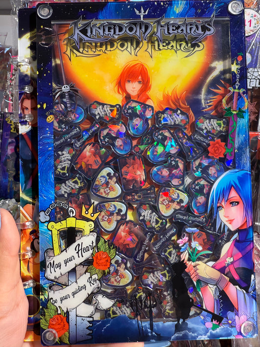 Kingdom Hearts  A5 shaker notebook diy craft notebook