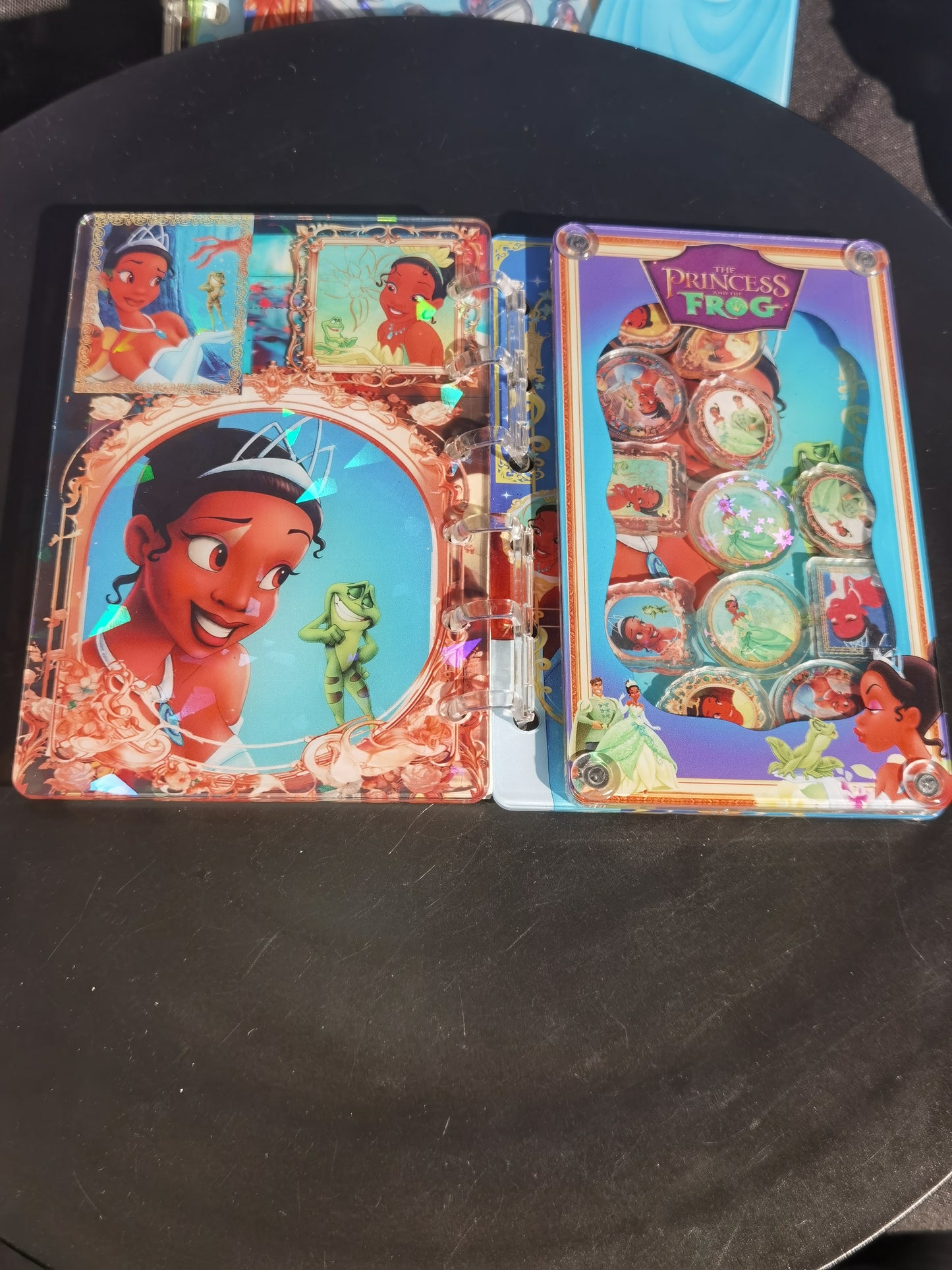 Tiana princess A7 shaker notebook diy craft notebook 139