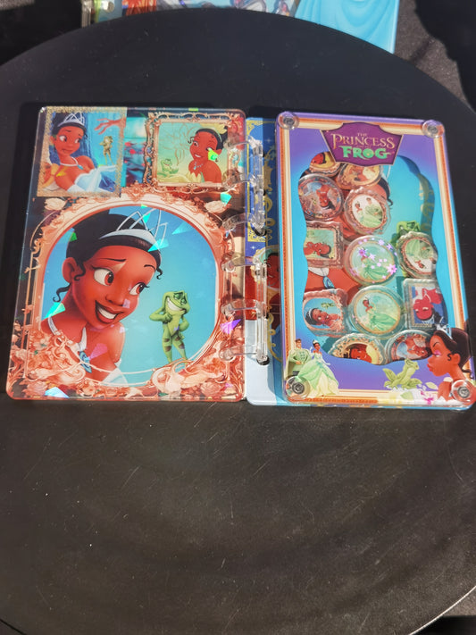 Tiana princess A7 shaker notebook diy craft notebook 139