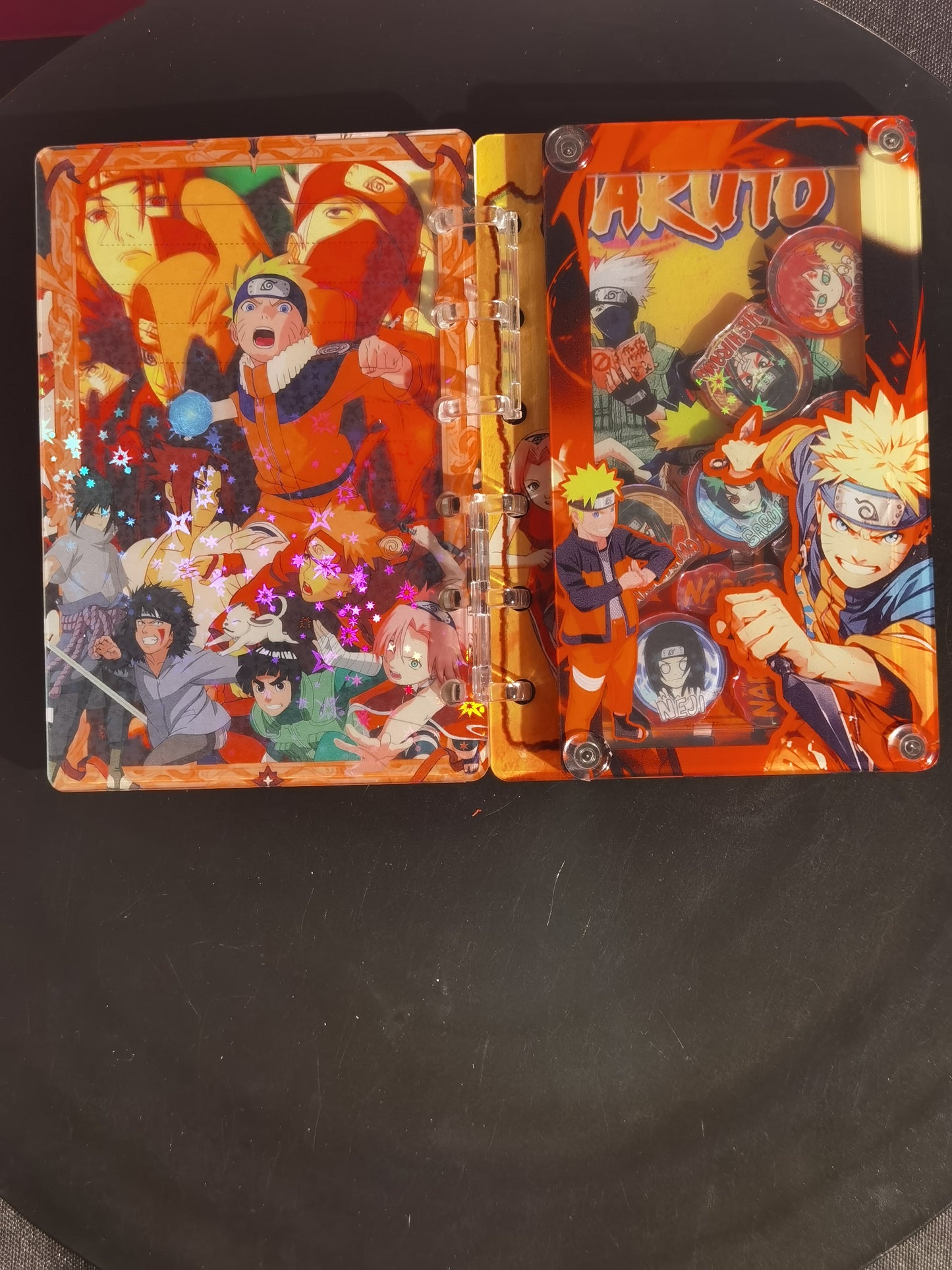 Naruto A5/A7 shaker notebook diy craft notebook