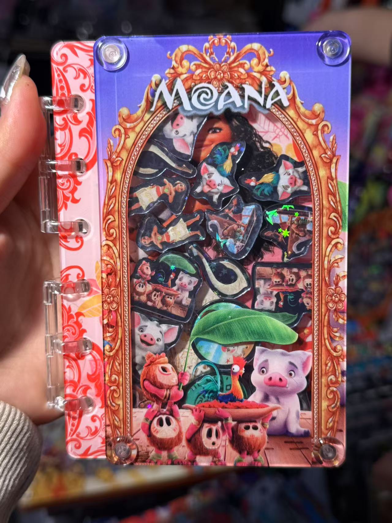 Moana A5、A7 shaker notebook diy craft notebook
