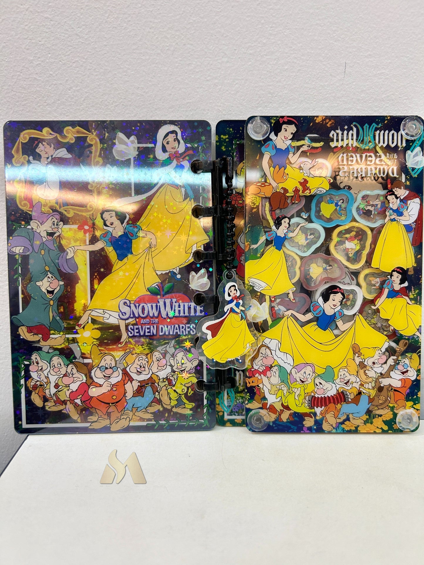 Snow white A5、A7 shaker notebook diy craft notebook