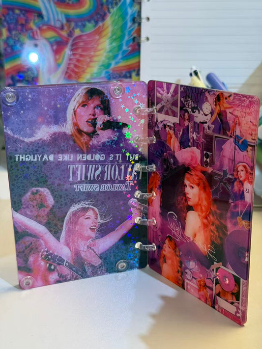 Taylor Swift A7 shaker notebook diy craft notebook