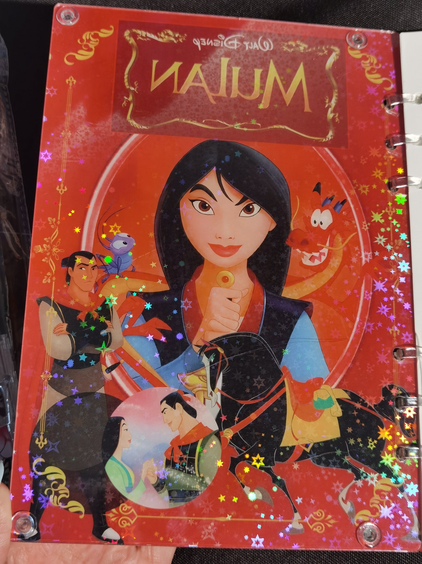 Mulan A5 shaker notebook diy craft notebook