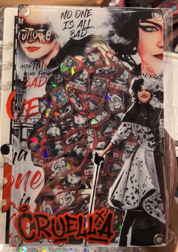 CRUELLA  A5  shaker notebooks  diy craft notebook