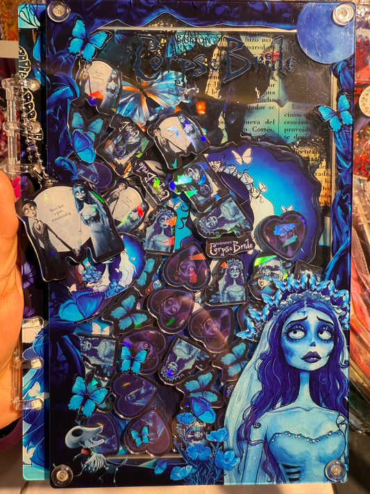 Corpse Bride A5、A7 shaker notebook diy craft notebook