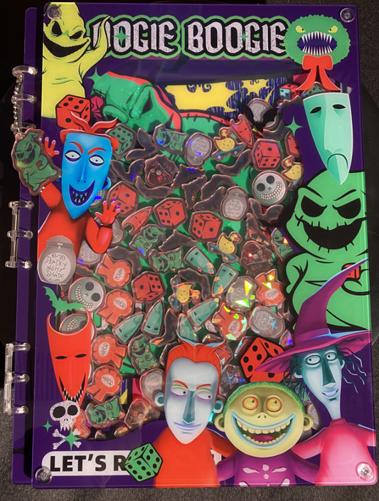 Boogie man A4 shaker notebook diy craft notebook