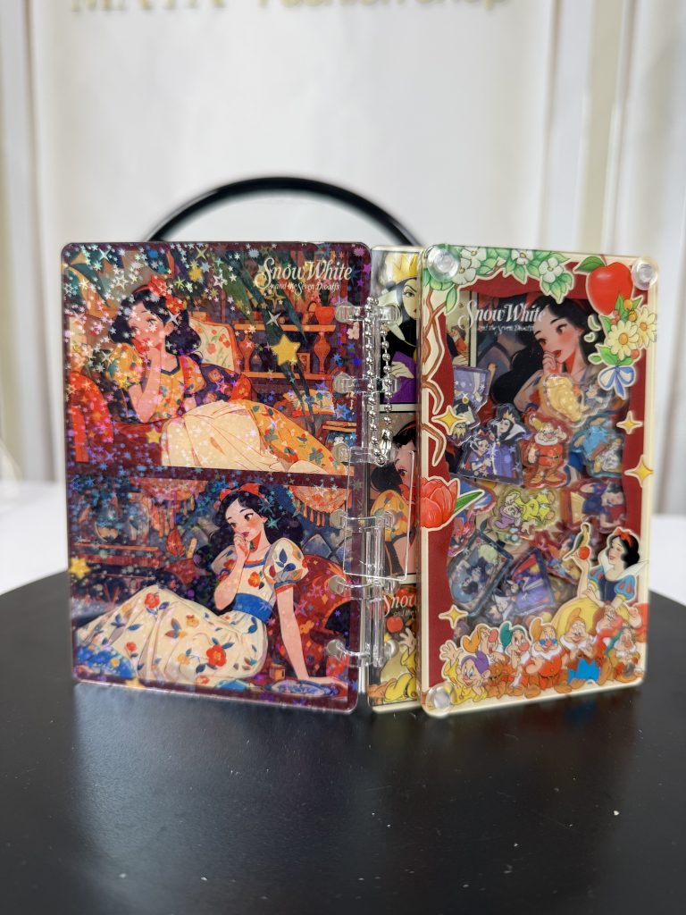 Snow white A5、A7 shaker notebook diy craft notebook