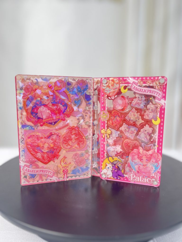 Sailor moon A7 shaker notebook diy craft notebook