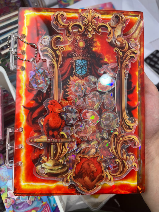 3D Lion king A5 shaker notebook diy craft notebook