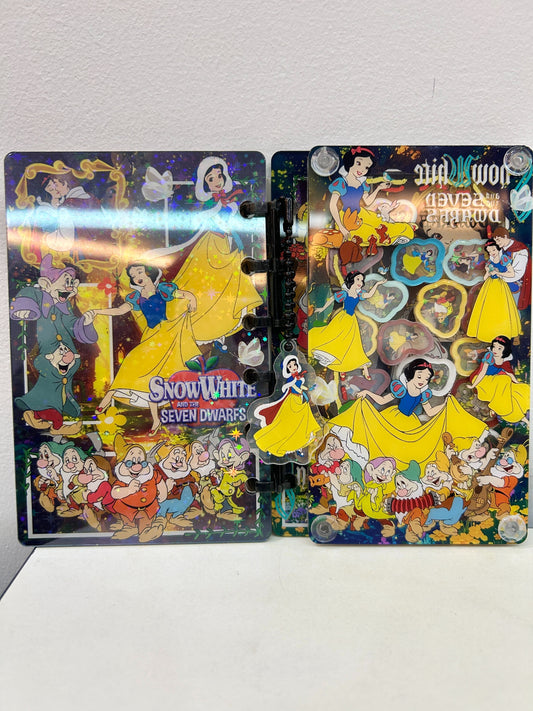 New Snow white A7 shaker notebook diy craft notebook